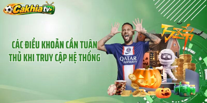 Các điều khoản cần tuân thủ khi truy cập hệ thống