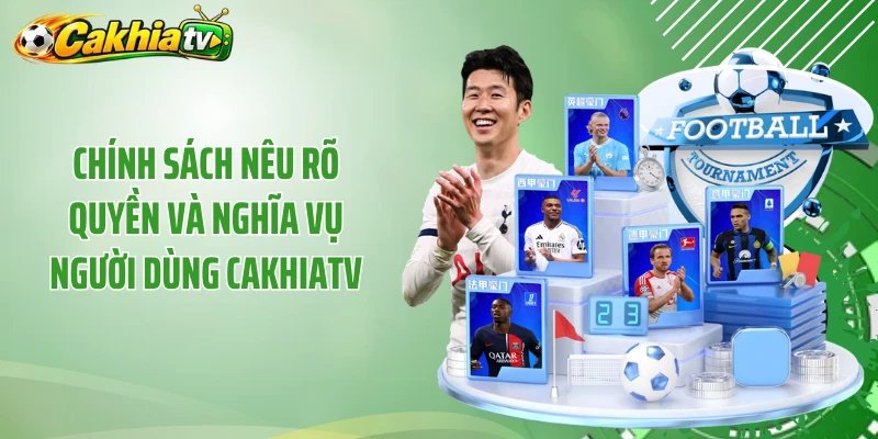 Chính sách nêu rõ quyền và nghĩa vụ người dùng Cakhiatv