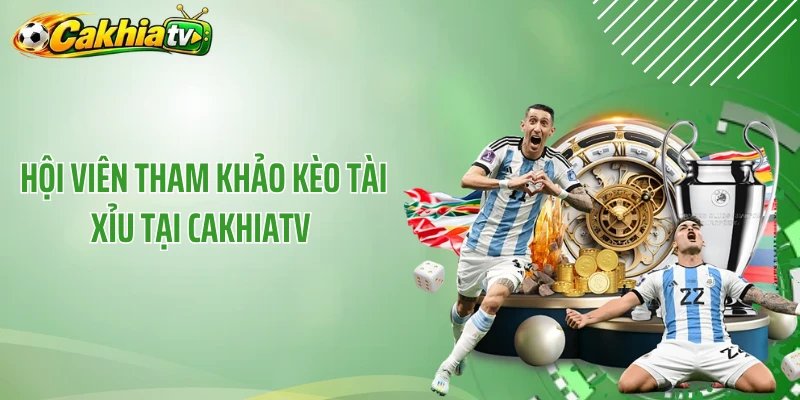 Hội viên tham khảo kèo tài xỉu tại CakhiaTV 