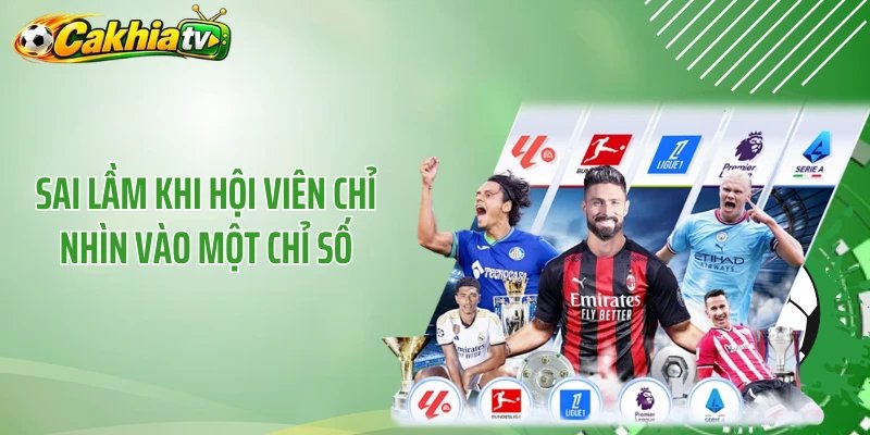 Sai lầm khi hội viên chỉ nhìn vào một chỉ số