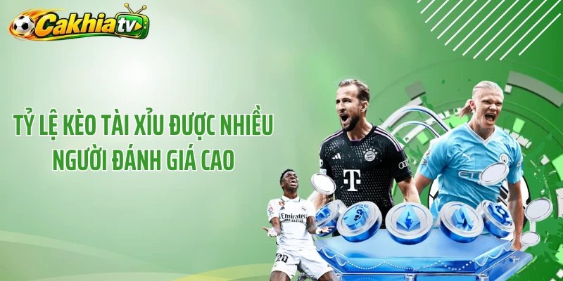 Tỷ lệ kèo tài xỉu được nhiều người đánh giá cao
